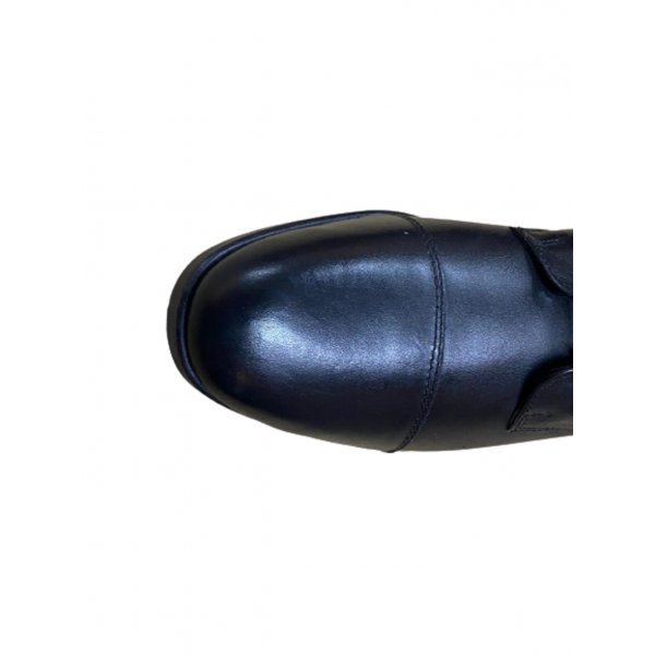 Stiefeletten Reitschuhe von HKM  zum Schnüren und mit Reißverschluss. Bequeme Boots Leder Robuster Reitschuh mit Gummisohle schwarz