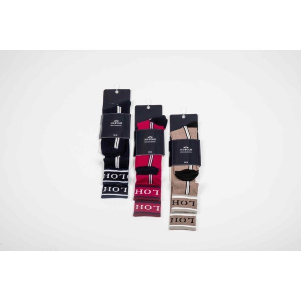 Reitsocken HVPAbe, Socken, Strümpfe, HV Polo Socken, Baumwollmaterial, ideal für die Reitstiefel- verschiedene Größen, Farbe Navy