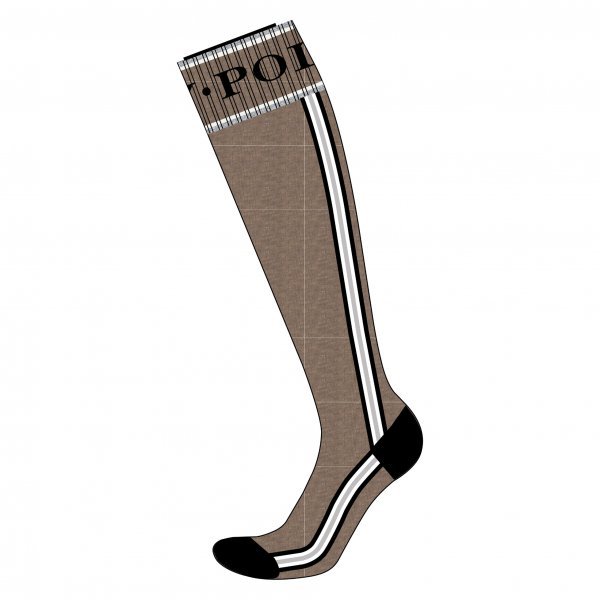 Reitsocken HVPAbe, Socken, Strümpfe, HV Polo Socken, Baumwollmaterial, ideal für die Reitstiefel- verschiedene Größen, Farbe Grey Melange
