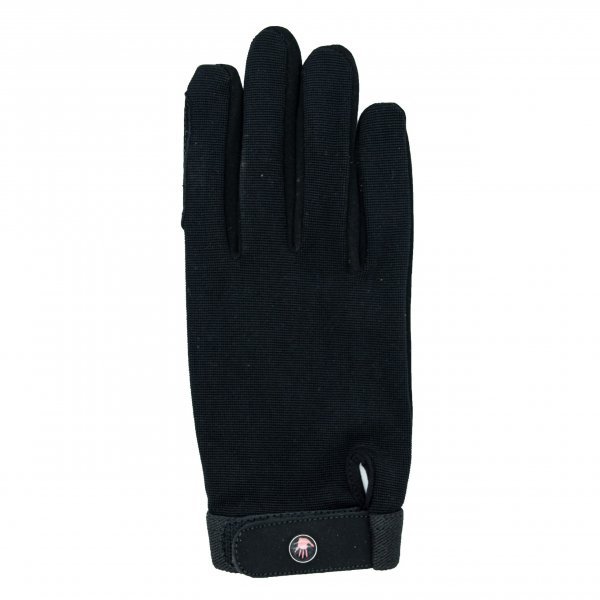  Reithandschuh Jolly  | leichter Handschuh für warme Tage | atmungsaktiv  | elastische Oberhand  | perfekter Grip  | pflegeleicht von Hauke Schmidt - schwarz