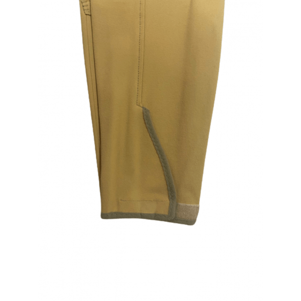 Vollbesatz-Reithose Lugana 2736 , Besatz in Stofffarbe, Reißverschlusstasche, Superelastic durch Polyester, Farbe Mais 