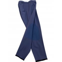 Kniebesatz-Reithose Princesse 3514 Lederbesatz Reißverschlusstasche Baumwollmischgewebe jeansblau 