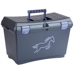 USG Putzbox groß, nachtblau/blau, sehr große Putzbox mit praktischen Abtrennungen, stabil und praktisch 50 x 28 x 33 cm
